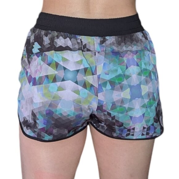 Forever 21 Black or Blue Mid Rise Reversible Sports Shorts, Drawstring, Women S - Picture 6 of 10
